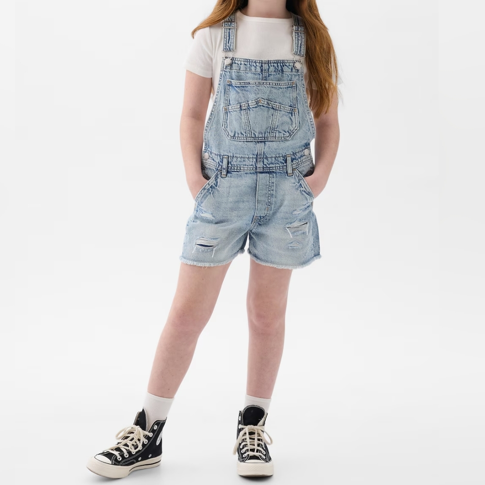 GAP Girls Denim Overalls